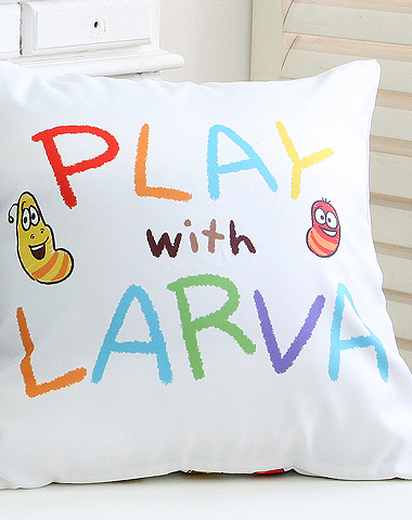 Larva cushion play